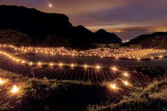 Rice terrace of crescent moon