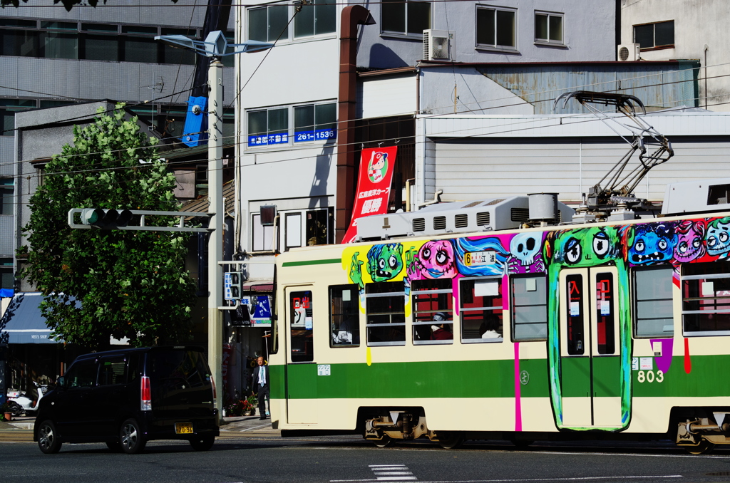 路面電車の在る風景。。