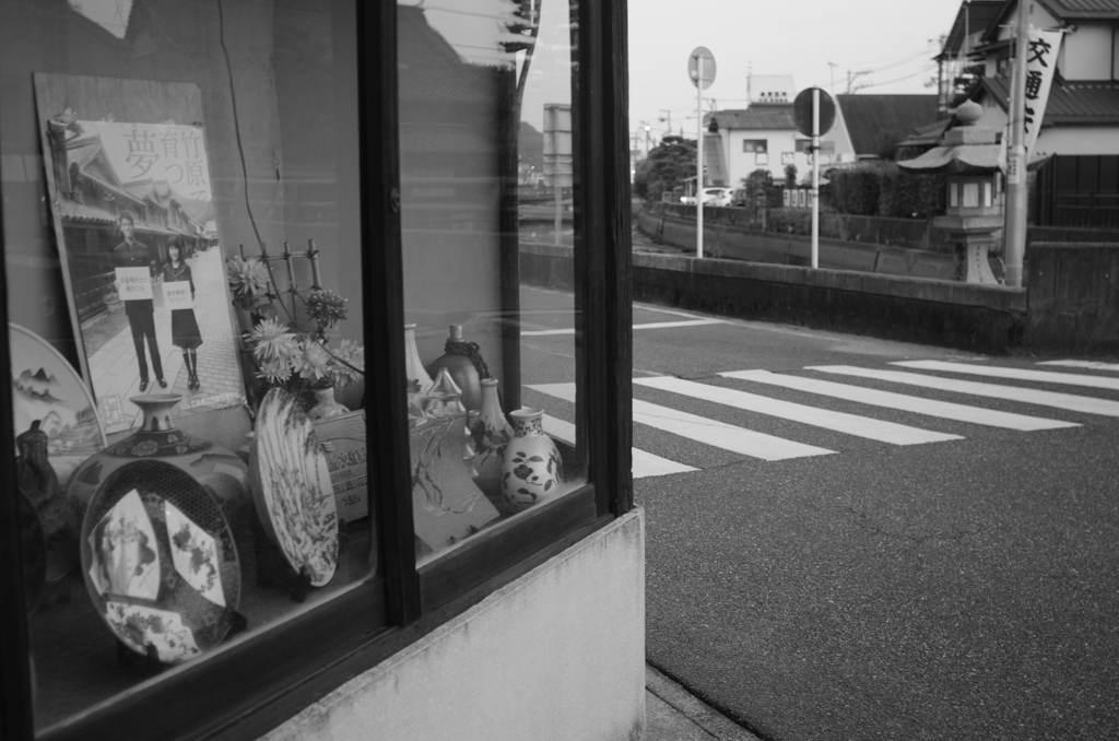 横断歩道。