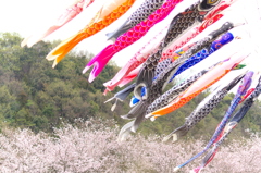 さくら祭りの風景。