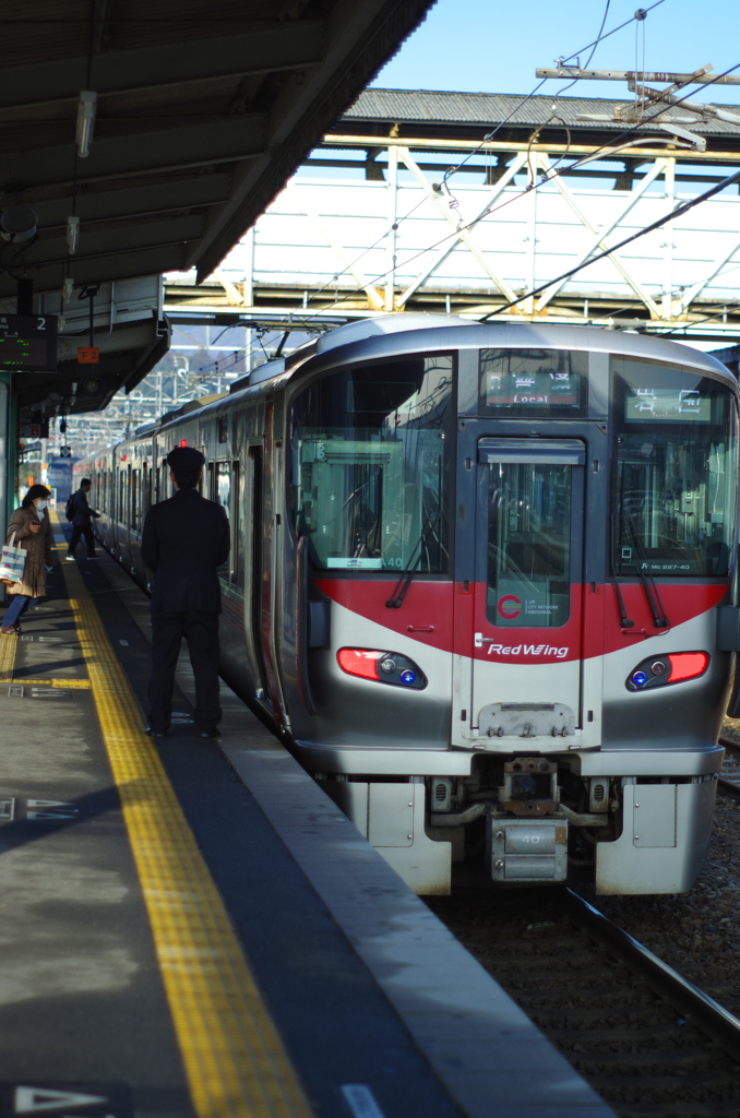 最寄駅の風景。。