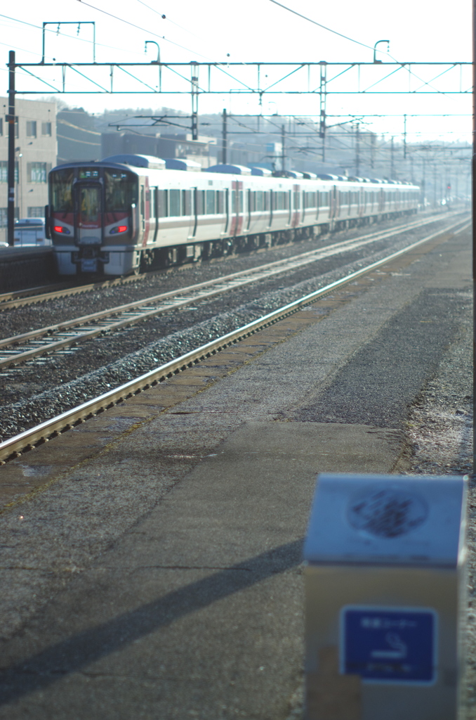 最寄駅の風景。。