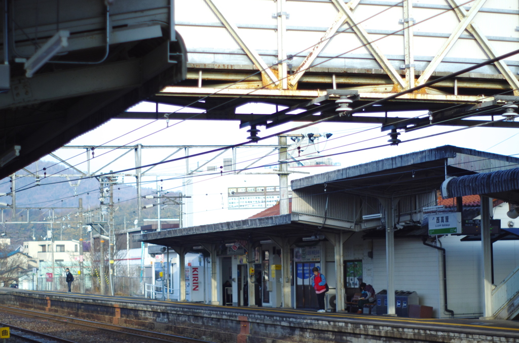 最寄駅の風景。。