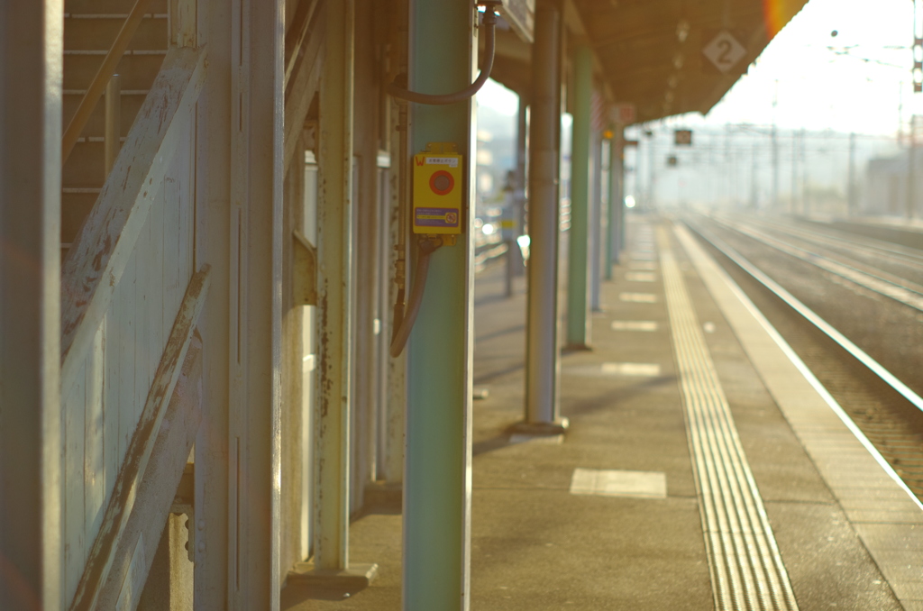 最寄駅の風景。。
