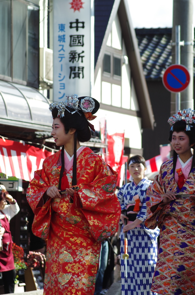 祭りの賑わい。。（＾＾）