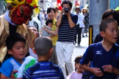 笑顔_地元の祭り。。