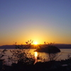 江田島に沈む夕日