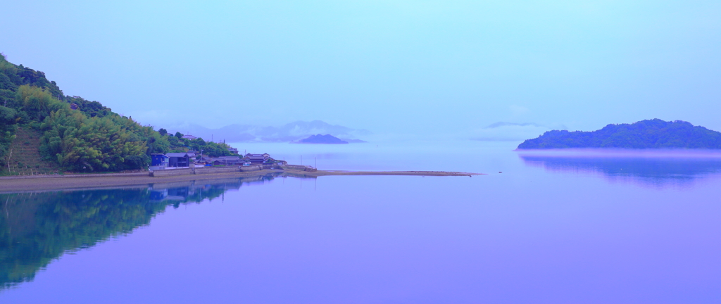 雨上がりの瀬戸内海