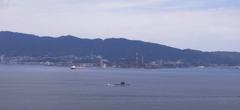 江田島から見る呉湾
