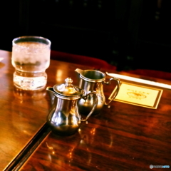 アイスコーヒーを待つ