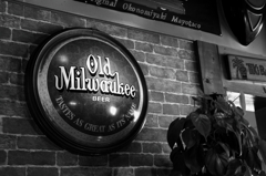 アメリカンな雰囲気のお好み焼き屋