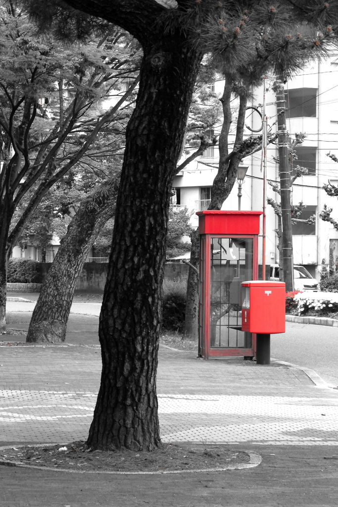 赤いポスト