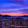 呉湾の夕暮れ時