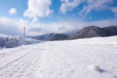 雪道　2018.2.7