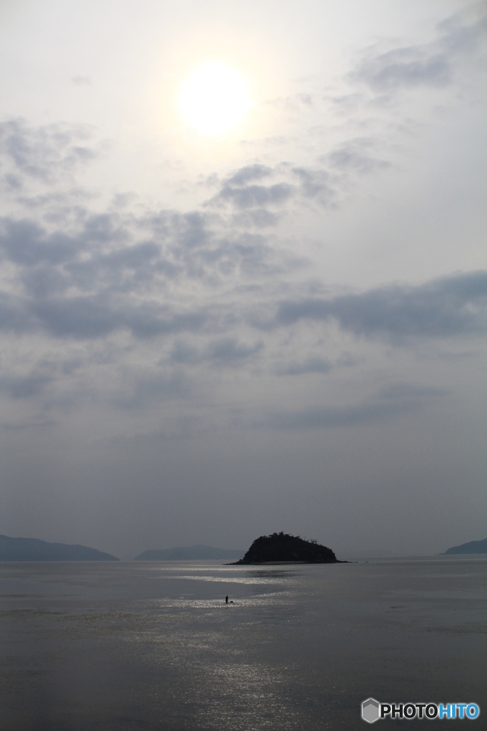 遠浅の海