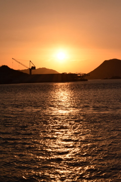 夕日