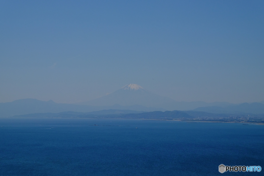 江の島からの富士山