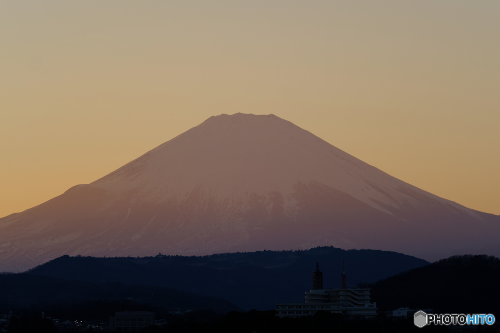 元日の富士山