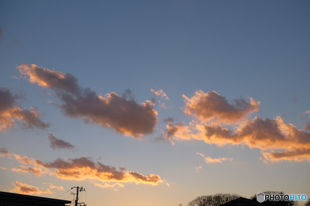平塚での夕焼け