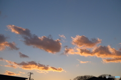 平塚での夕焼け