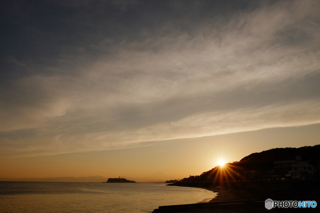 稲村ヶ崎の夕焼け