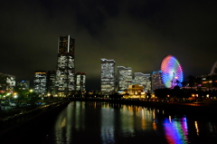 沖縄の従兄弟希望の横浜夜景