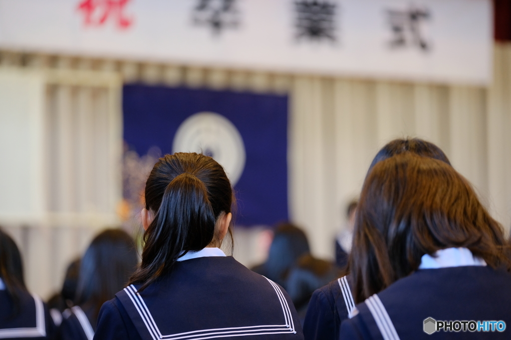 姪っ子卒業式
