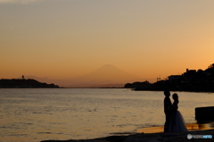 稲村ヶ崎の夕焼け②