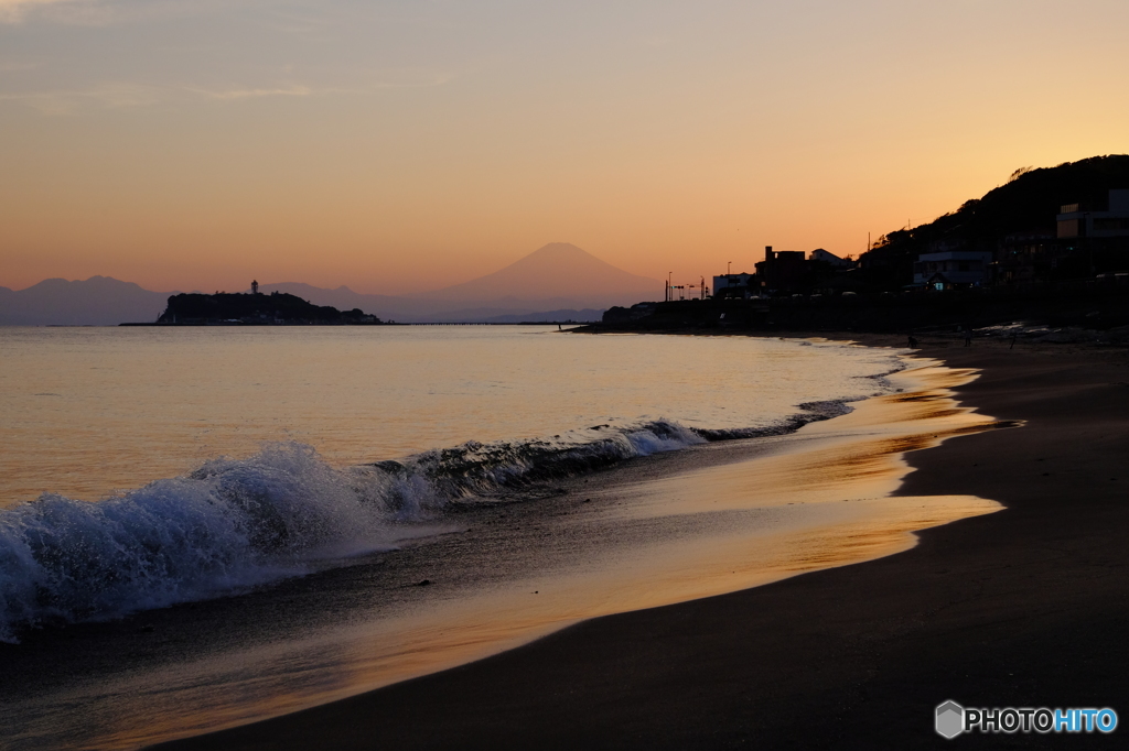 稲村ヶ崎の夕焼け③