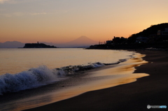 稲村ヶ崎の夕焼け③