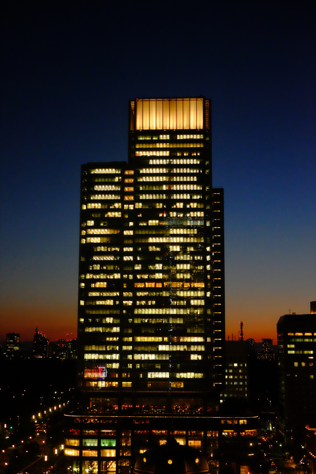 ゼックス東京からの夜景
