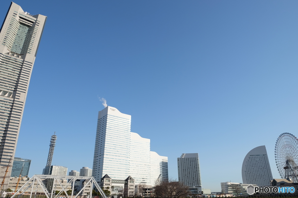 朝のみなとみらい