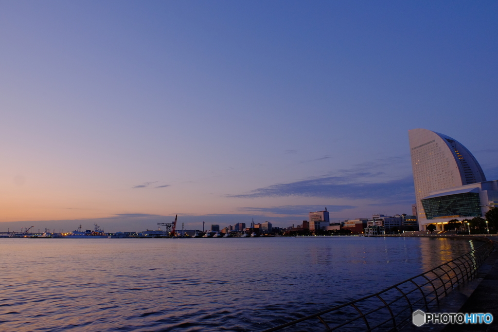 柔らかな横浜港