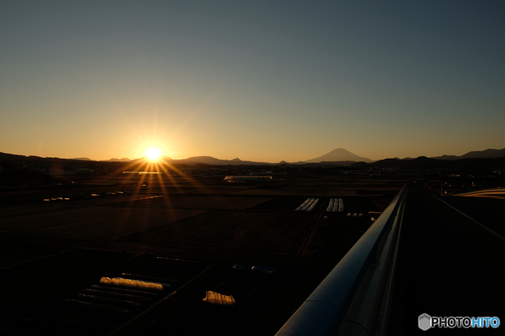 平塚の夕焼け