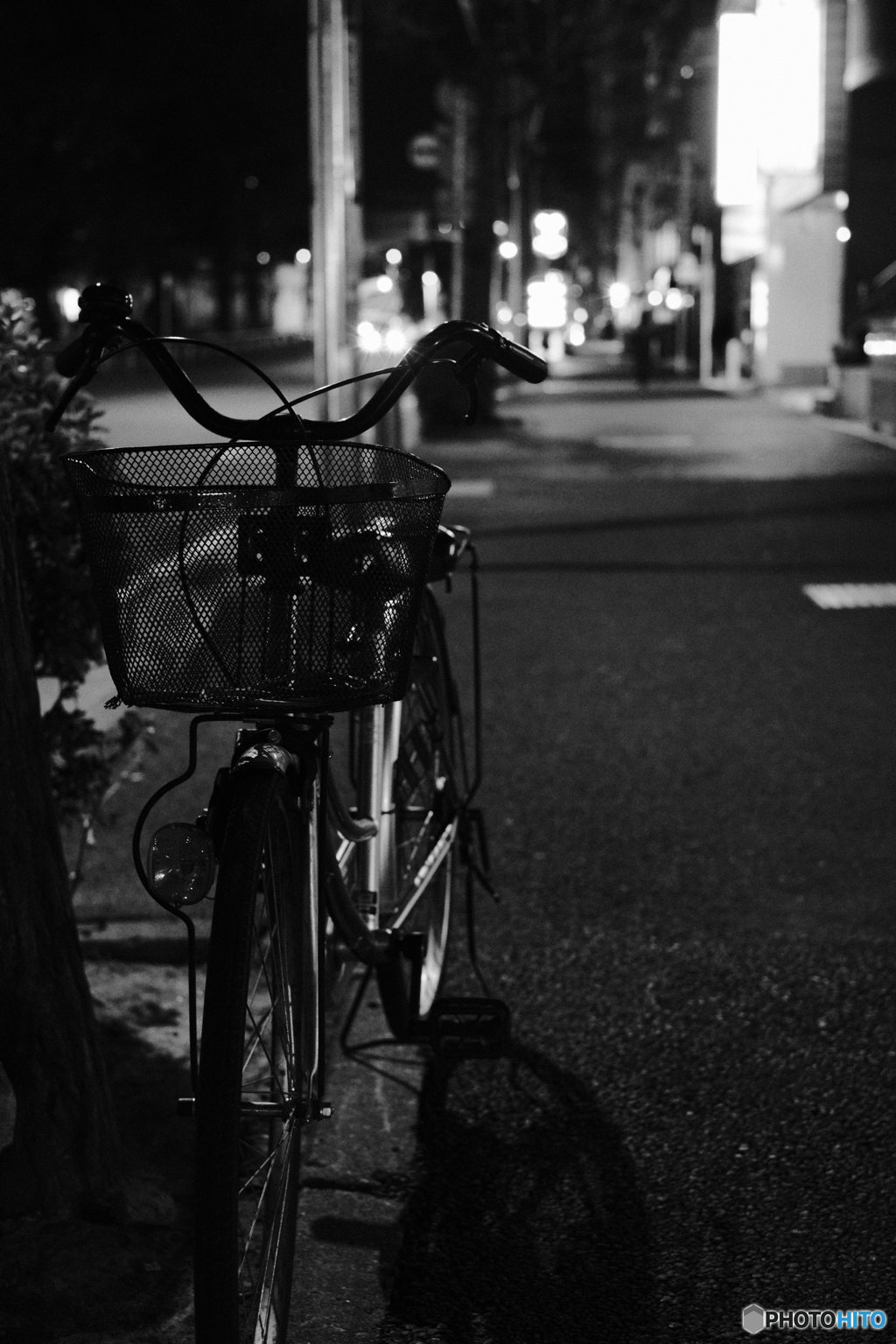 もの寂しげな自転車