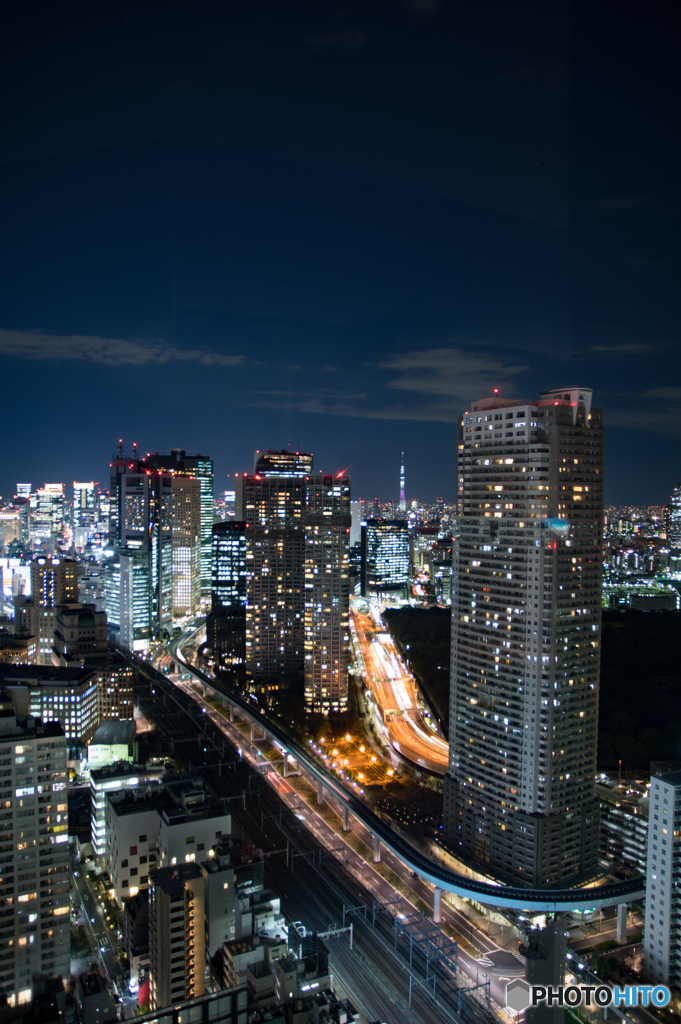 貿易センタービルからの夜景
