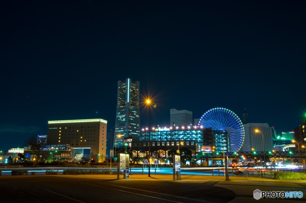 みなとみらいの夜景