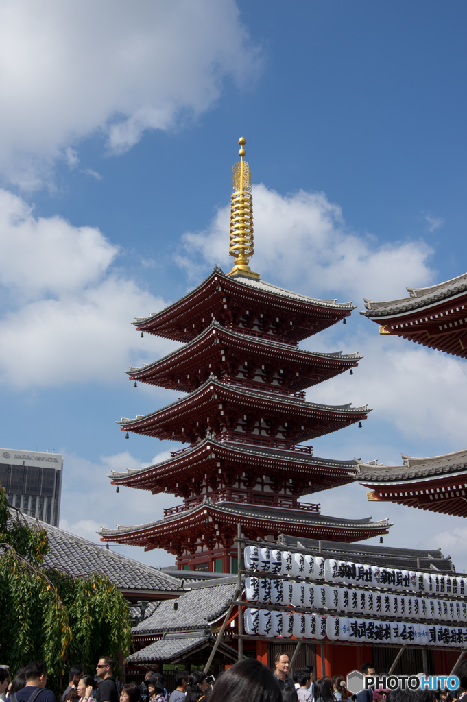 浅草寺　五重塔
