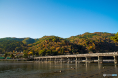 嵐山と渡月橋