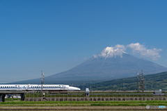 富士山とN700系