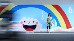 雨のち虹。