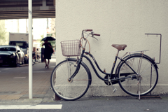 自転車のある風景