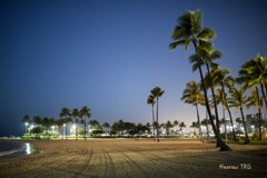 砂浜の休日。