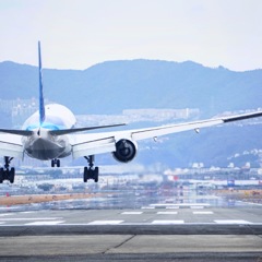 伊丹空港にて