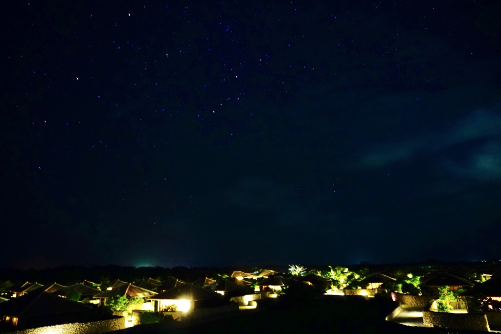 星のや竹富島の夜