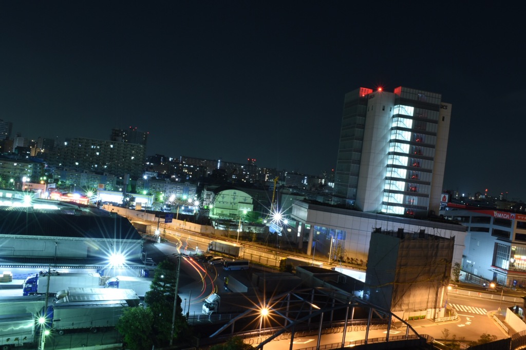 初めての夜景