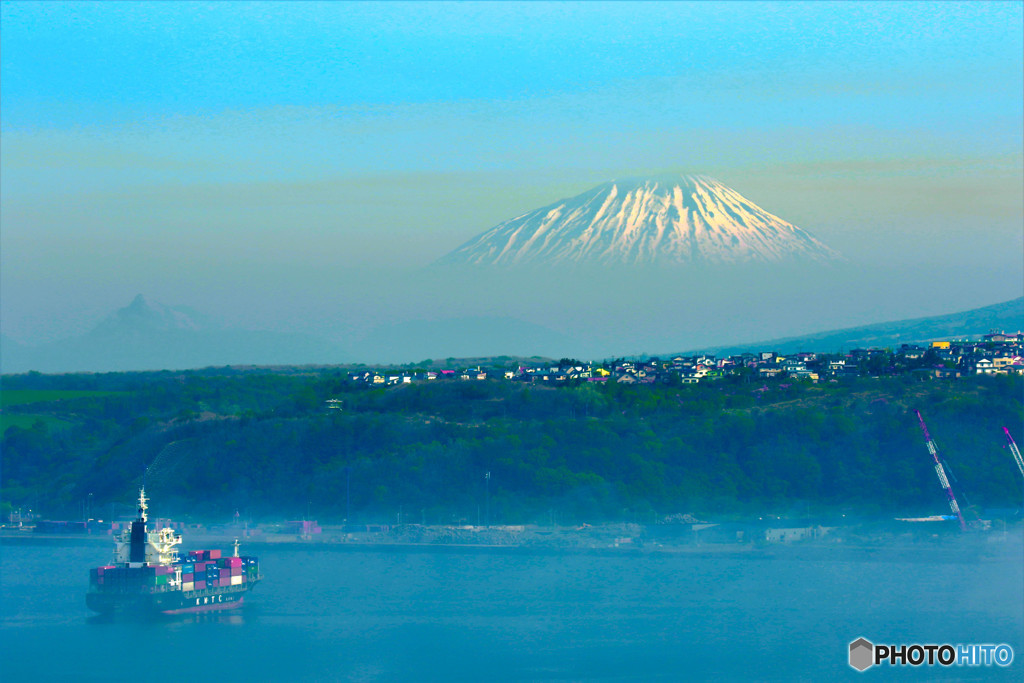 朝霧の崎守港