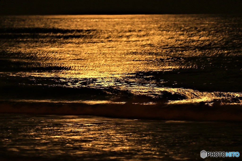 室蘭イタンキ浜の月明かり
