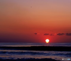 イタンキ浜の夜明け