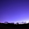 冬の朝の空